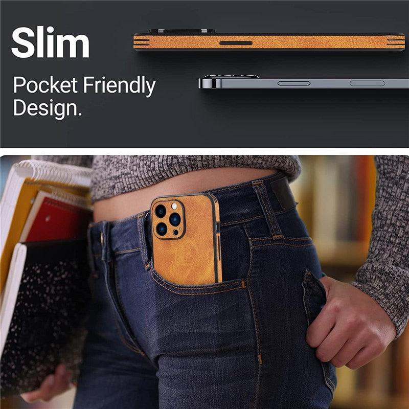 Genuine Leather Shockproof iPhone Case – product view 16