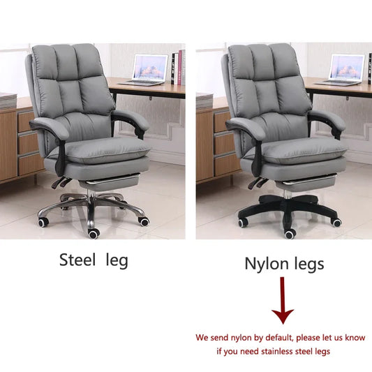 Office  Reclining Armchair with Footrest WCG Computer Gaming  Internet Cafe Gamer  bedroom study  Pink white