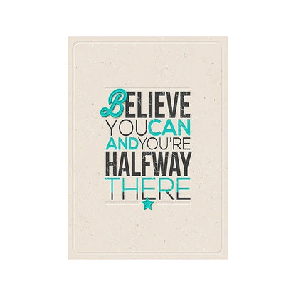 Motivational Posters Inspirational Quote In English Wall Art Decorative Painting Home Room Office Classroom Creative Decoration