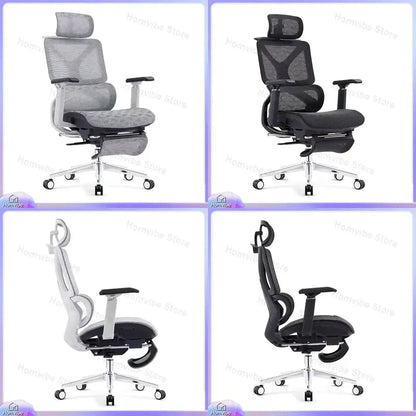 Gaming Chair with LED Lights Ergonomic Mesh Back Office Chair for Gamers Computer Desk Chair Adjustable Height Reclining