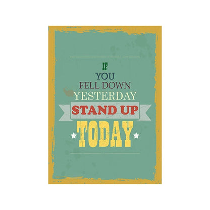 Motivational Posters Inspirational Quote In English Wall Art Decorative Painting Home Room Office Classroom Creative Decoration