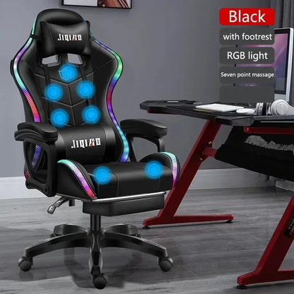 High quality gaming chair RGB light office chair gamer computer  Ergonomic swivel chair Massage Recliner New gamer chairs