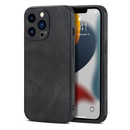 Genuine Leather Shockproof iPhone Case