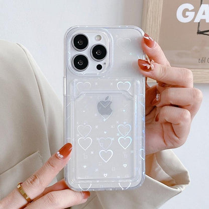 Heart Gradient iPhone Wallet Case