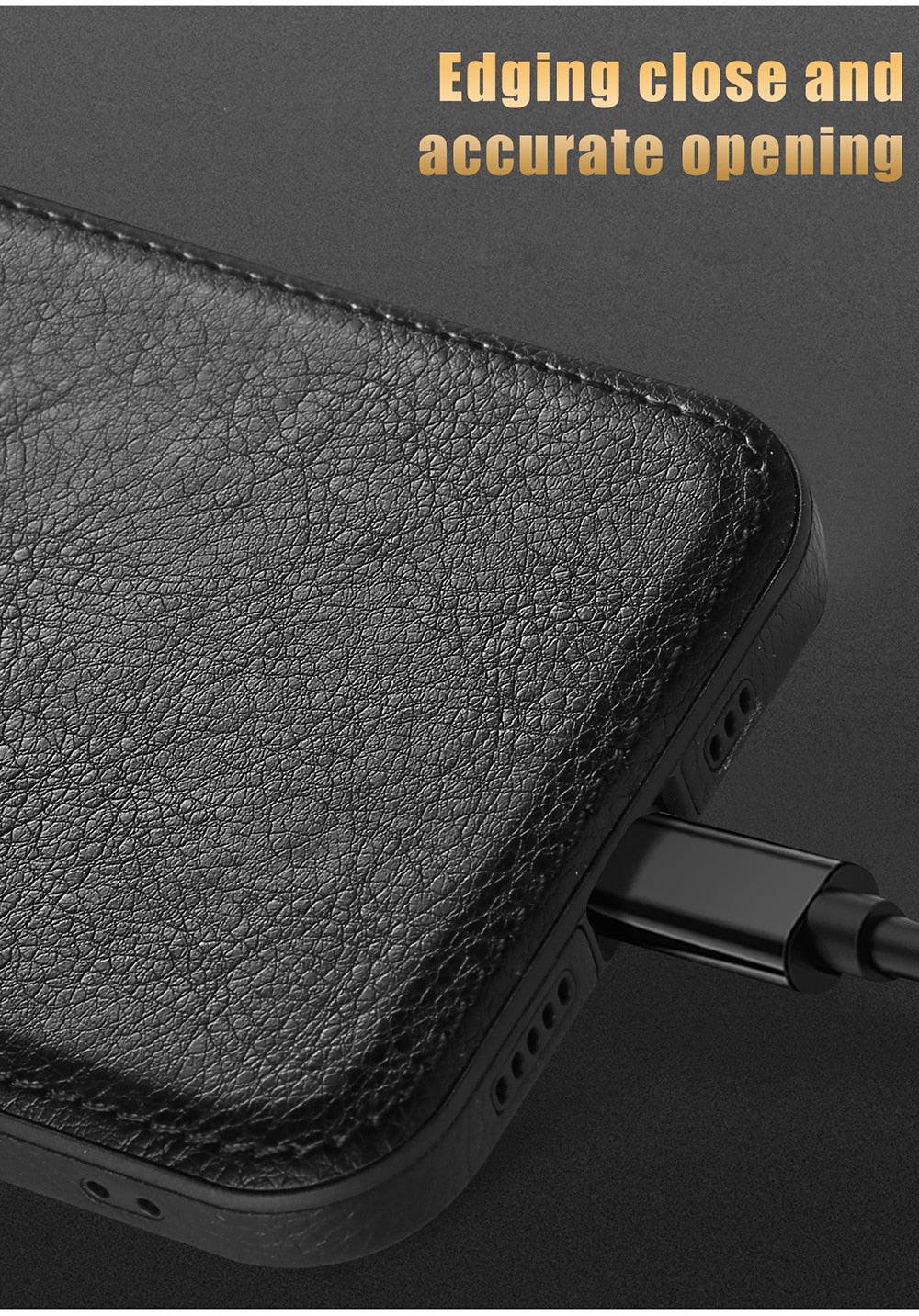Fashion PU Leather iPhone Case