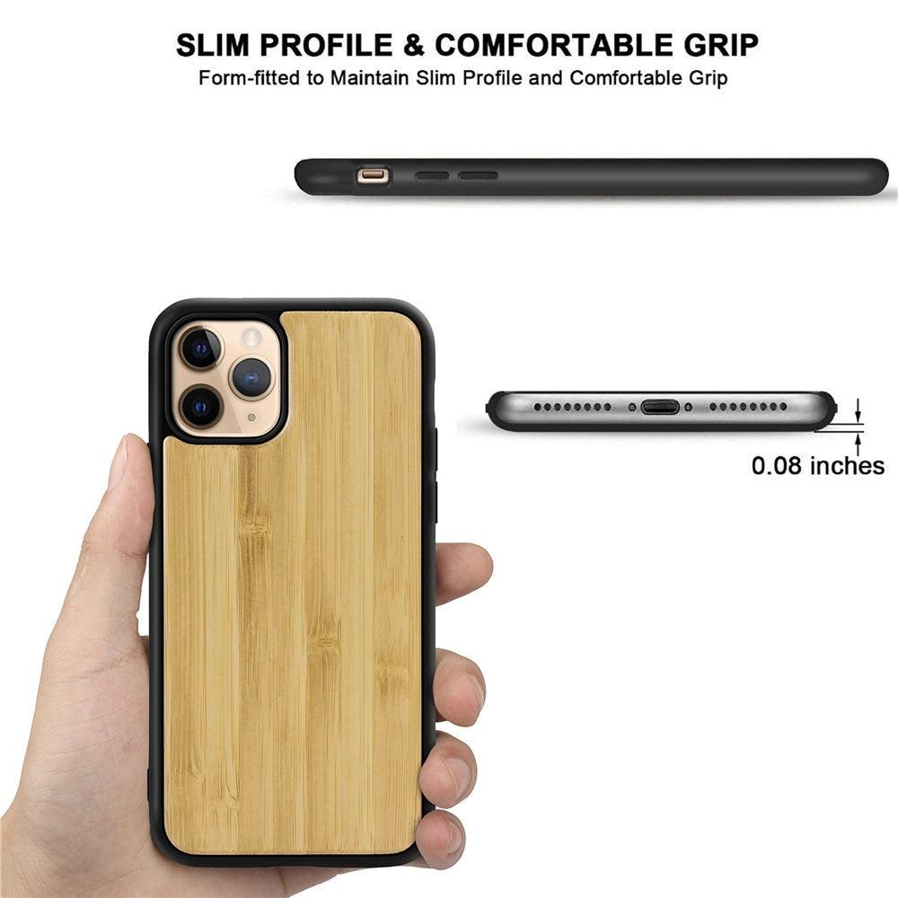 Bamboo Wood iPhone Case – product view 3