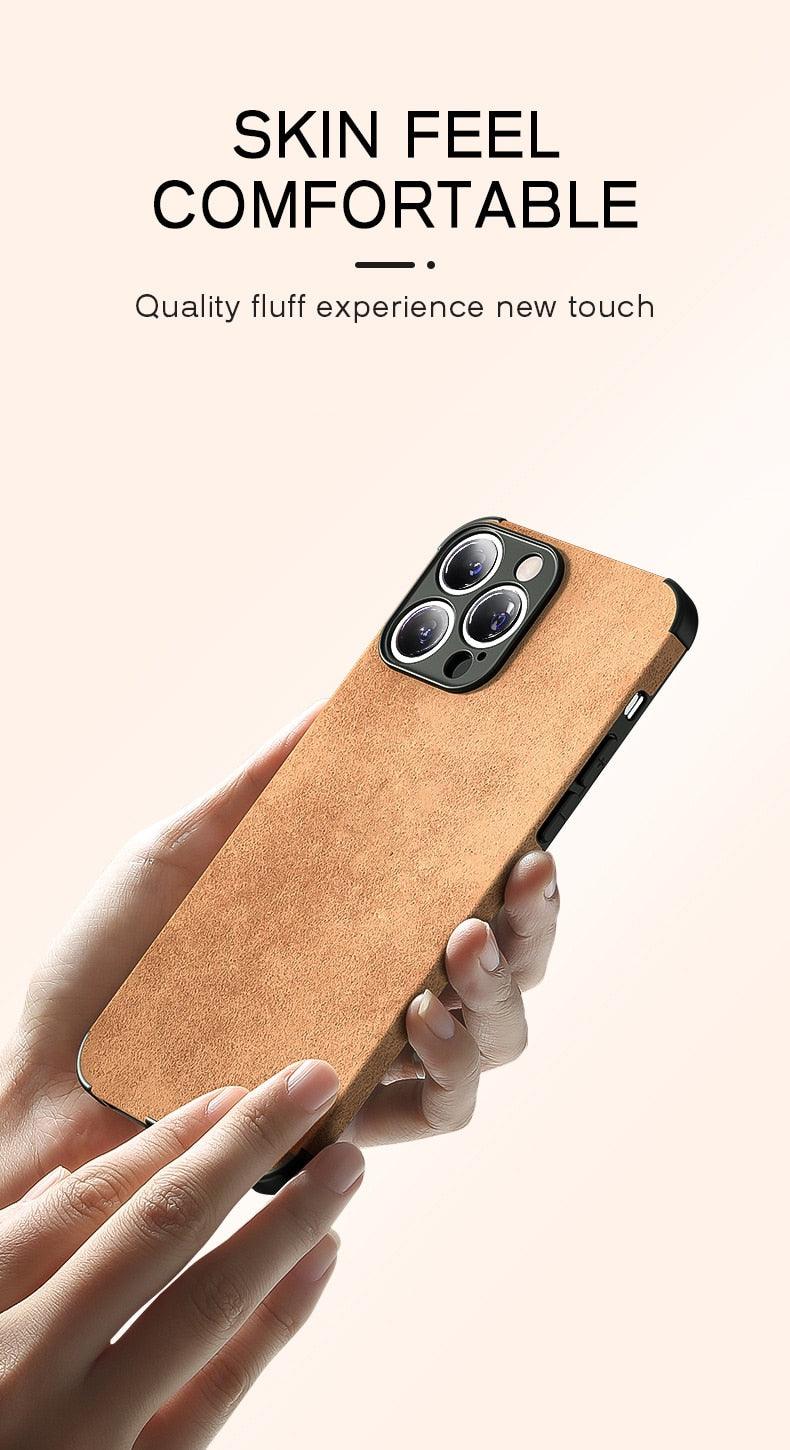 Purple Full-Leather iPhone Case – product view 16