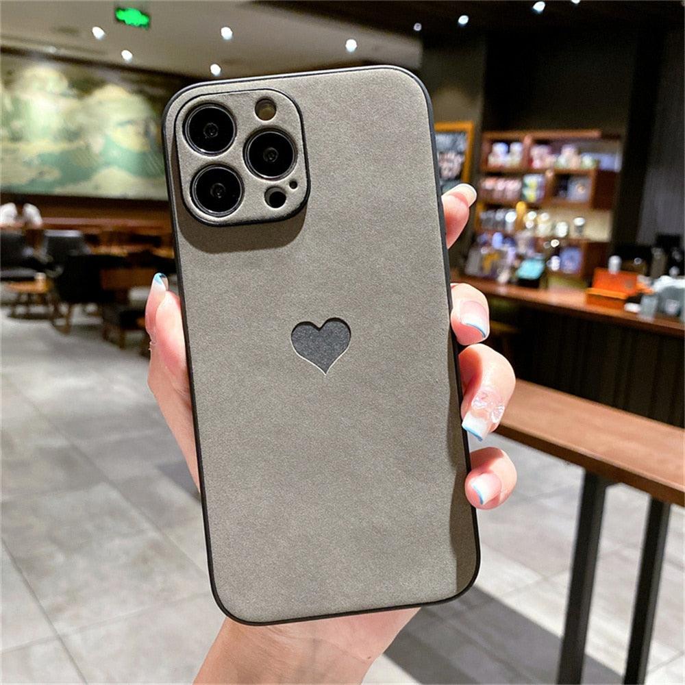 Heart Leather Shockproof iPhone Case – product view 19