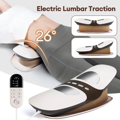 4 in 1 Dynamic Airbag Lumbar Traction Device Adjustable Waist Back Stretcher Support Massager Home Office Waist Spine Care Tool