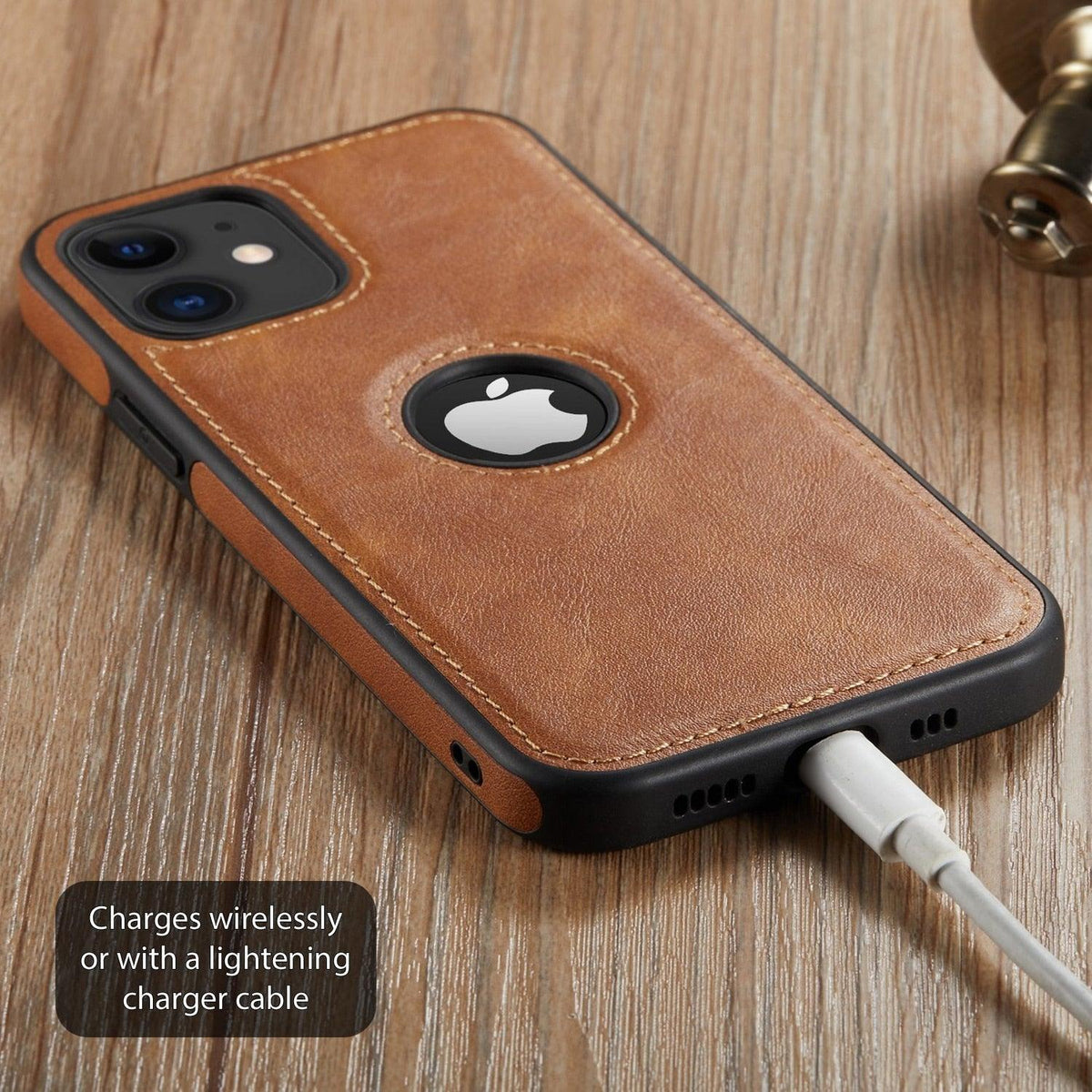 Slim PU Leather iPhone Case – product view 5