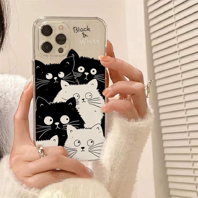 Clear Cat Design iPhone Case – product view 16