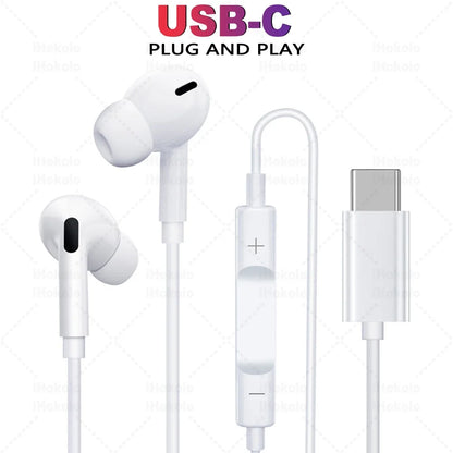 Original Wired Earphones For iPhone 17 16 15 Pro Max In-Ear Earbuds 14 13 12 Headphones For Samsung Xiaomi Headsets Accessories