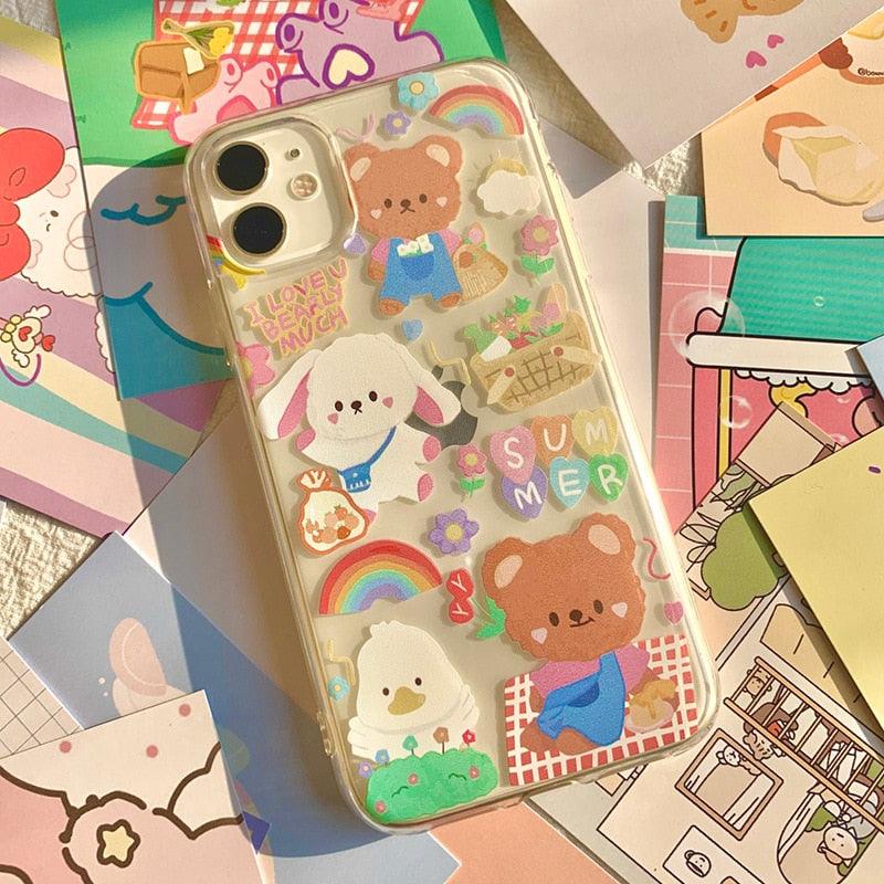 Clear Cat Design iPhone Case – product view 14