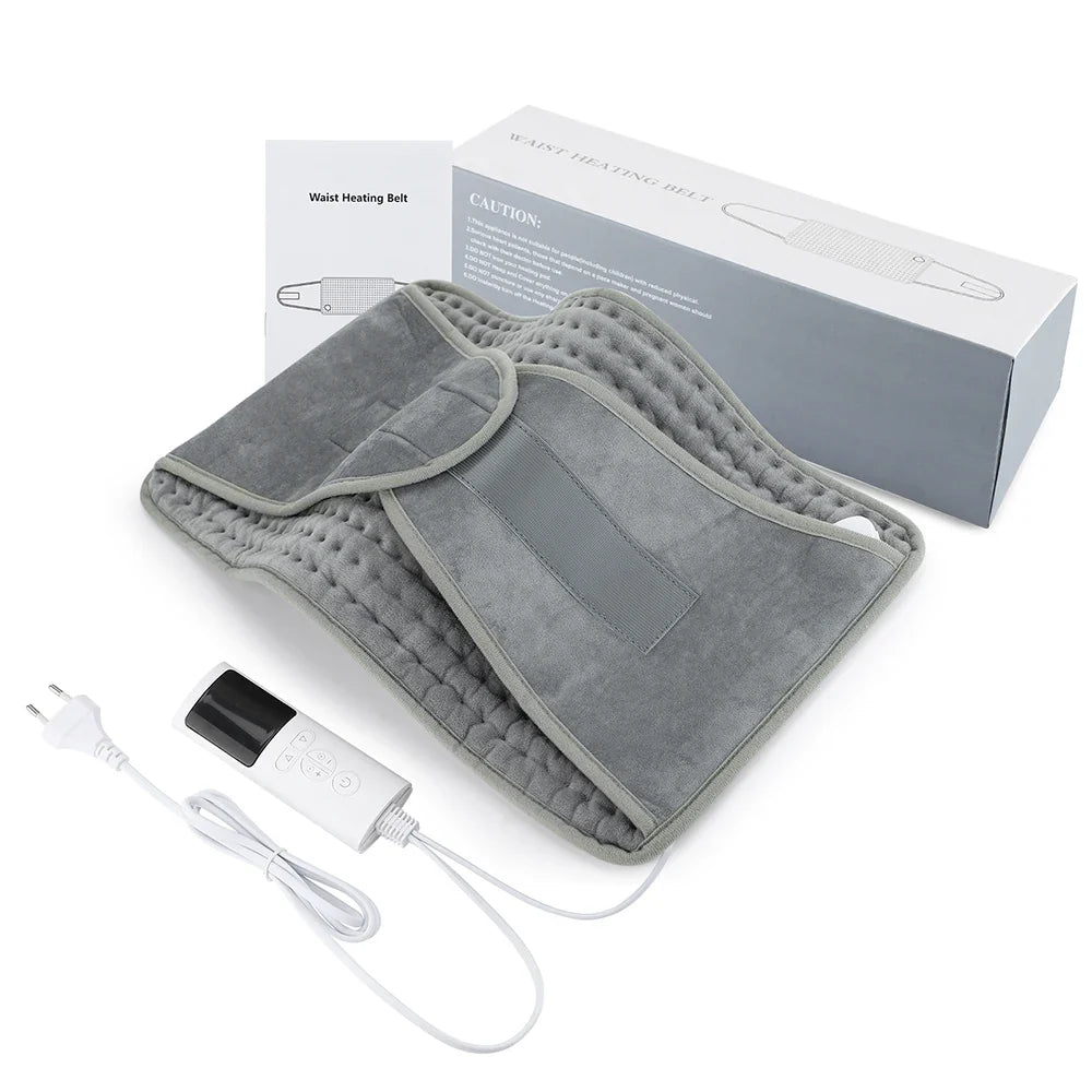 Electric Heating Waist Belt Portable Thermal Pad Office Home Adjustable Temperature Lumbar Belt Warming Abdomen Back Hand Warmer