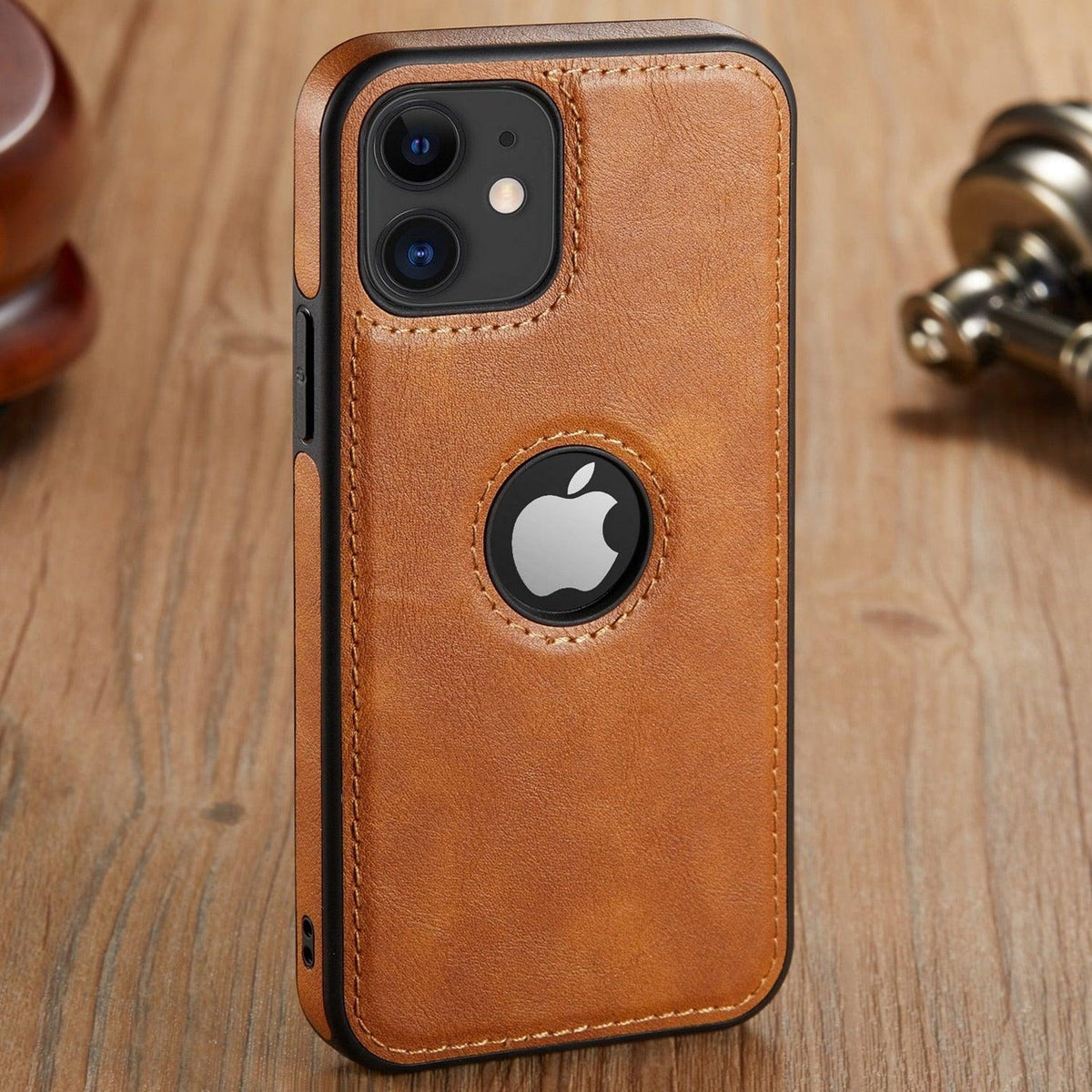 Slim PU Leather iPhone Case – product view 2
