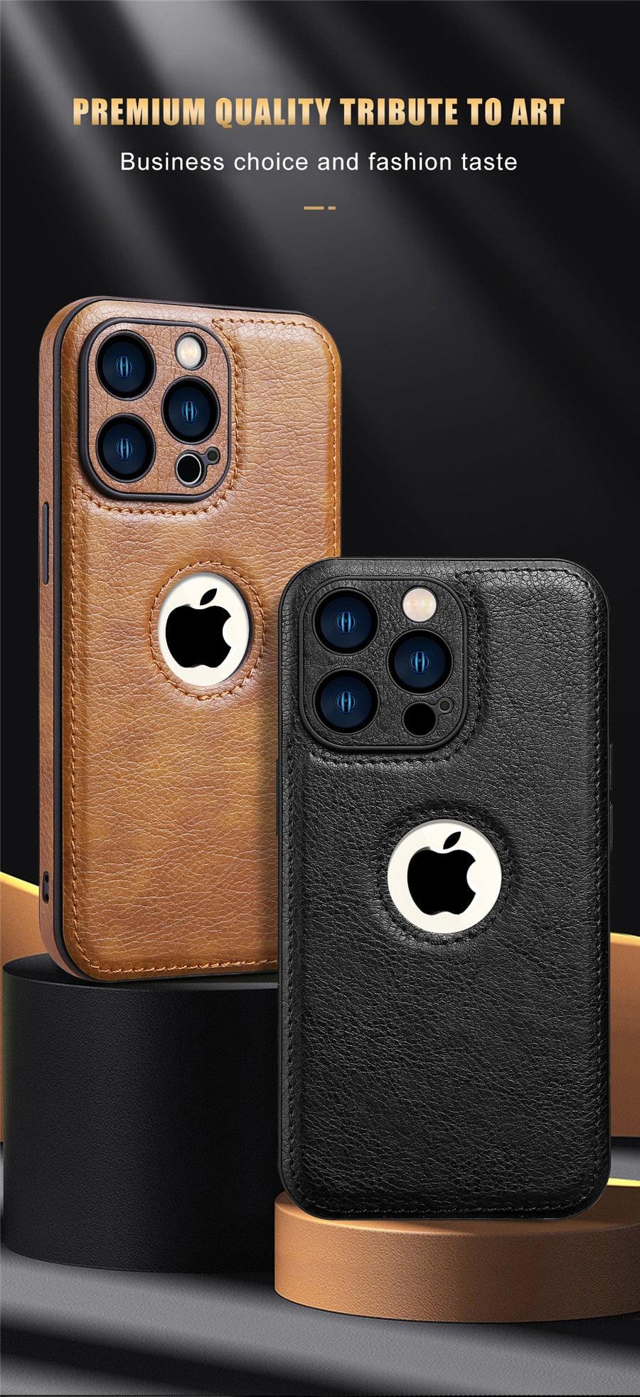 Classic PU Leather iPhone Case – product view 11