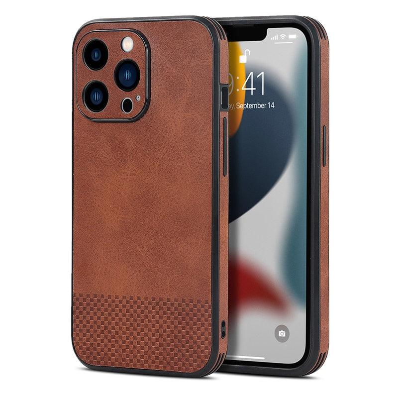 Genuine Leather Shockproof iPhone Case – product view 11