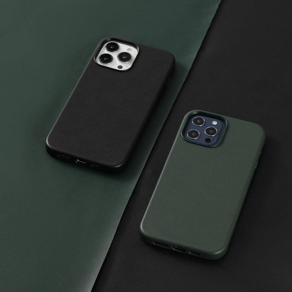 Classic Genuine Leather iPhone Case – product view 7