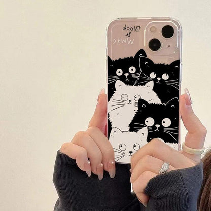 Clear Cat Design iPhone Case – product view 5
