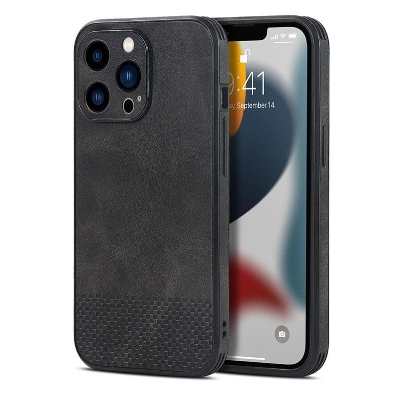 Genuine Leather Shockproof iPhone Case – product view 7