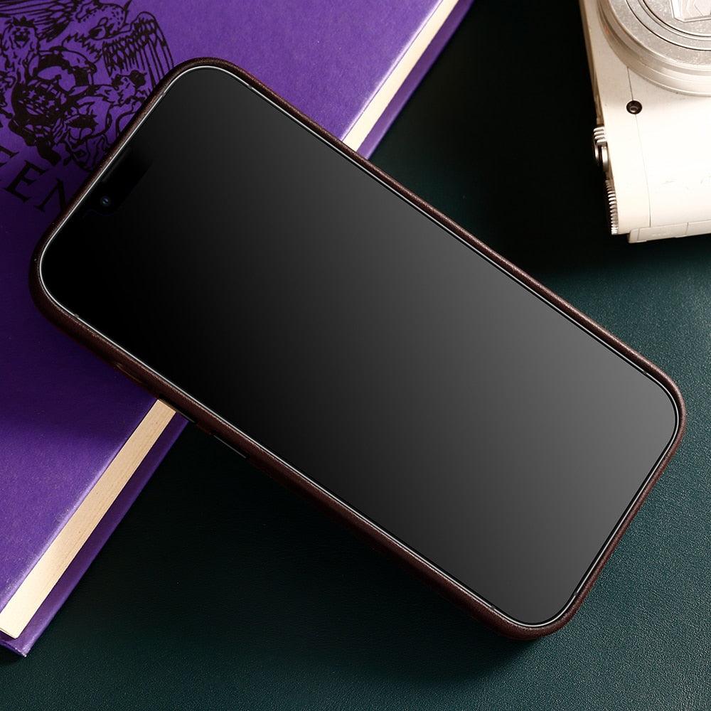 Magnetic-Charging Leather iPhone Case – product view 16