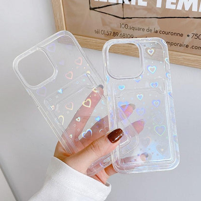 Heart Gradient iPhone Wallet Case