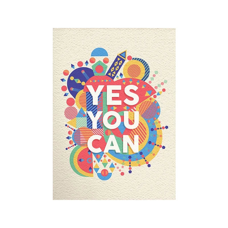 Motivational Posters Inspirational Quote In English Wall Art Decorative Painting Home Room Office Classroom Creative Decoration