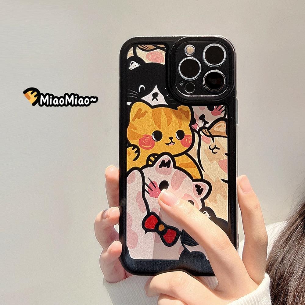 Clear Cat Design iPhone Case – product view 7