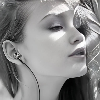 3.5mm Wired Earphone In Ear Headset HIFI Heavy Bass Earbuds Monitor Sports Headset Stereo Music Gaming Headphone With Microphone