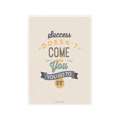 Motivational Posters Inspirational Quote In English Wall Art Decorative Painting Home Room Office Classroom Creative Decoration
