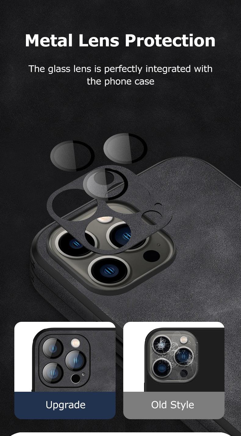 Hard Genuine Leather iPhone Case – product view 18