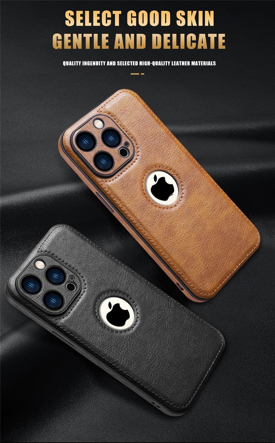 Classic PU Leather iPhone Case – product view 12