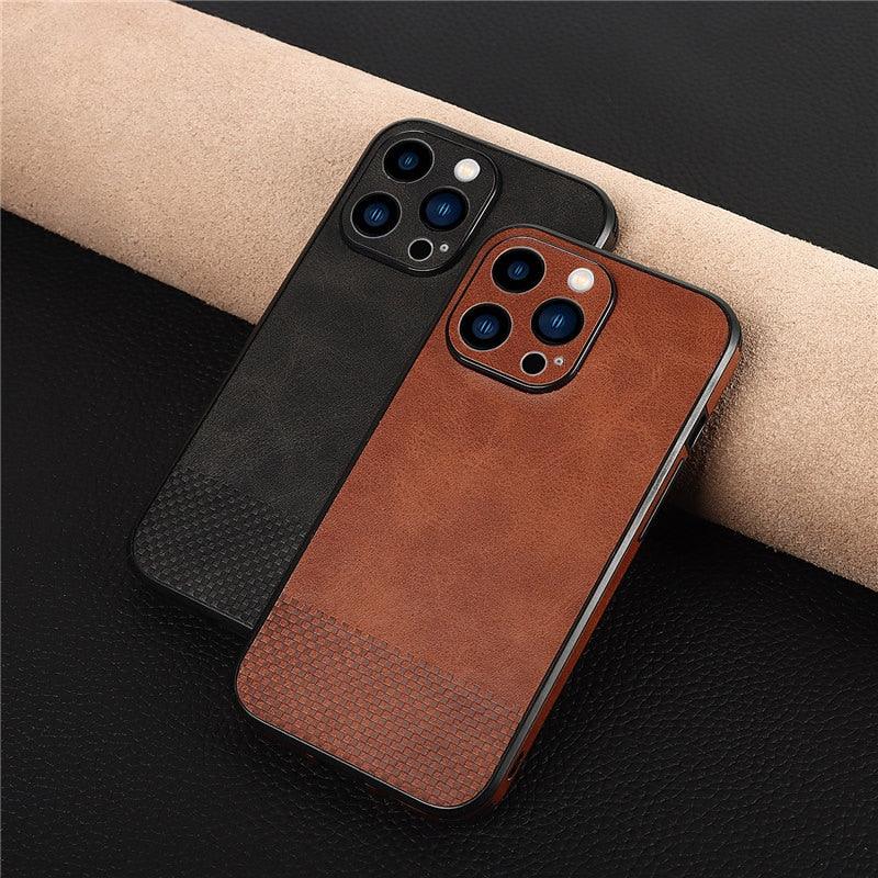 Genuine Leather Shockproof iPhone Case – product view 12