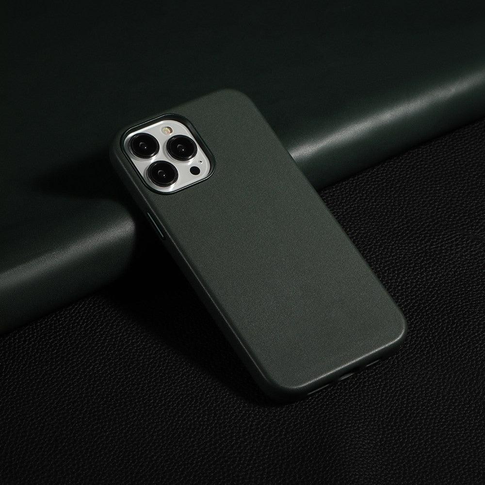 Classic Genuine Leather iPhone Case – product view 9