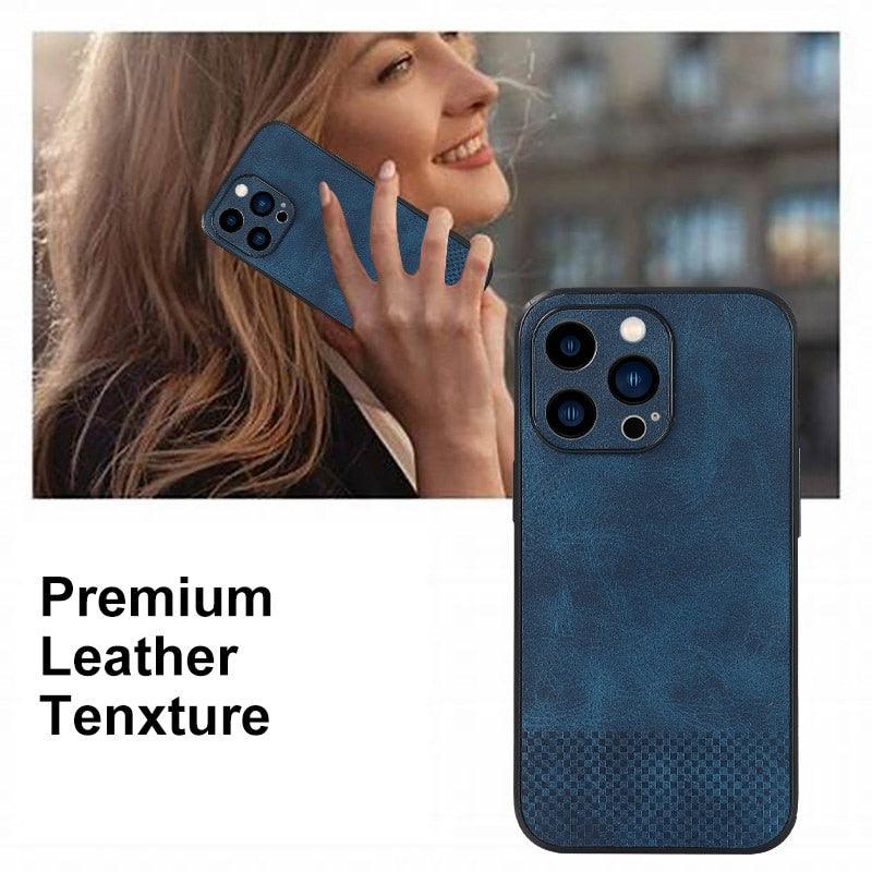 Genuine Leather Shockproof iPhone Case – product view 15