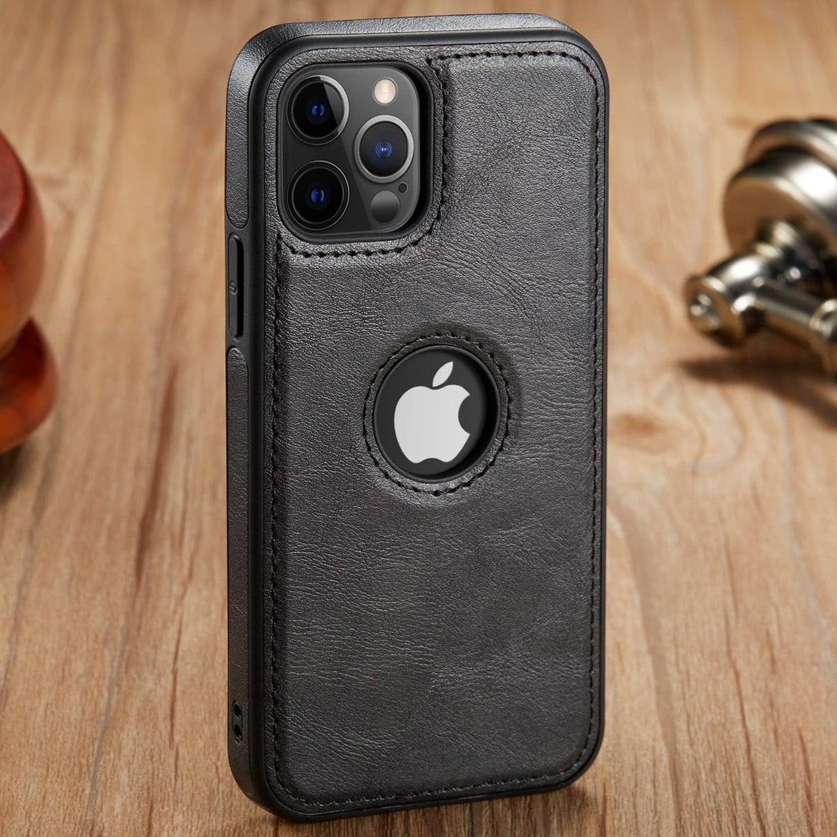 Slim PU Leather iPhone Case