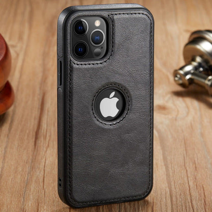 Slim PU Leather iPhone Case