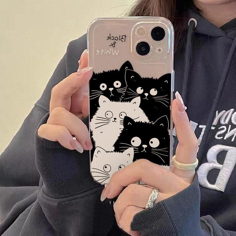 Clear Cat Design iPhone Case – product view 19