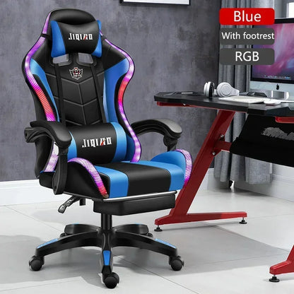 High Quality Gaming Chair RGB Light Office Chair Gamer Computer Ergonomic Swivel Chair Massage Recliner Gamer Chairs