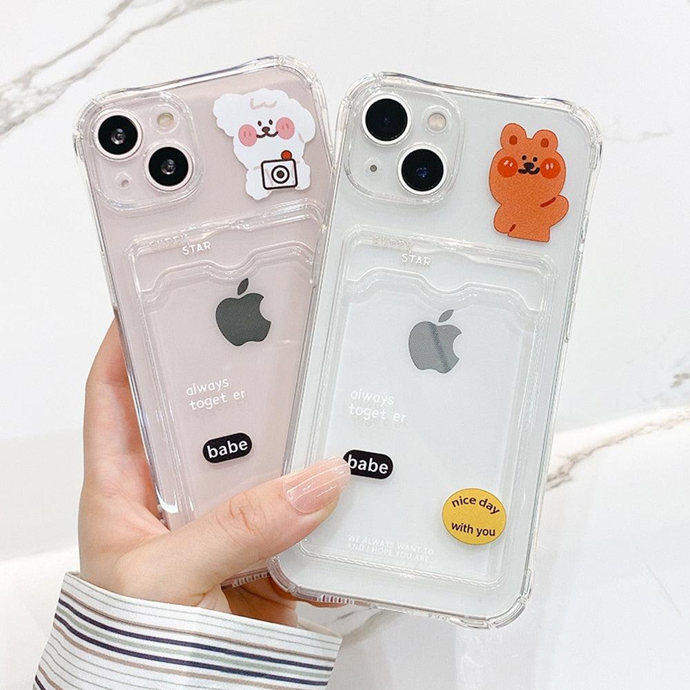 Heart Gradient iPhone Wallet Case – product view 2