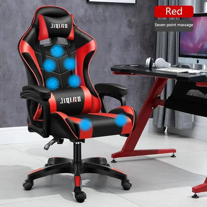 High Quality Gaming Chair RGB Light Office Chair Gamer Computer Ergonomic Swivel Chair Massage Recliner Gamer Chairs