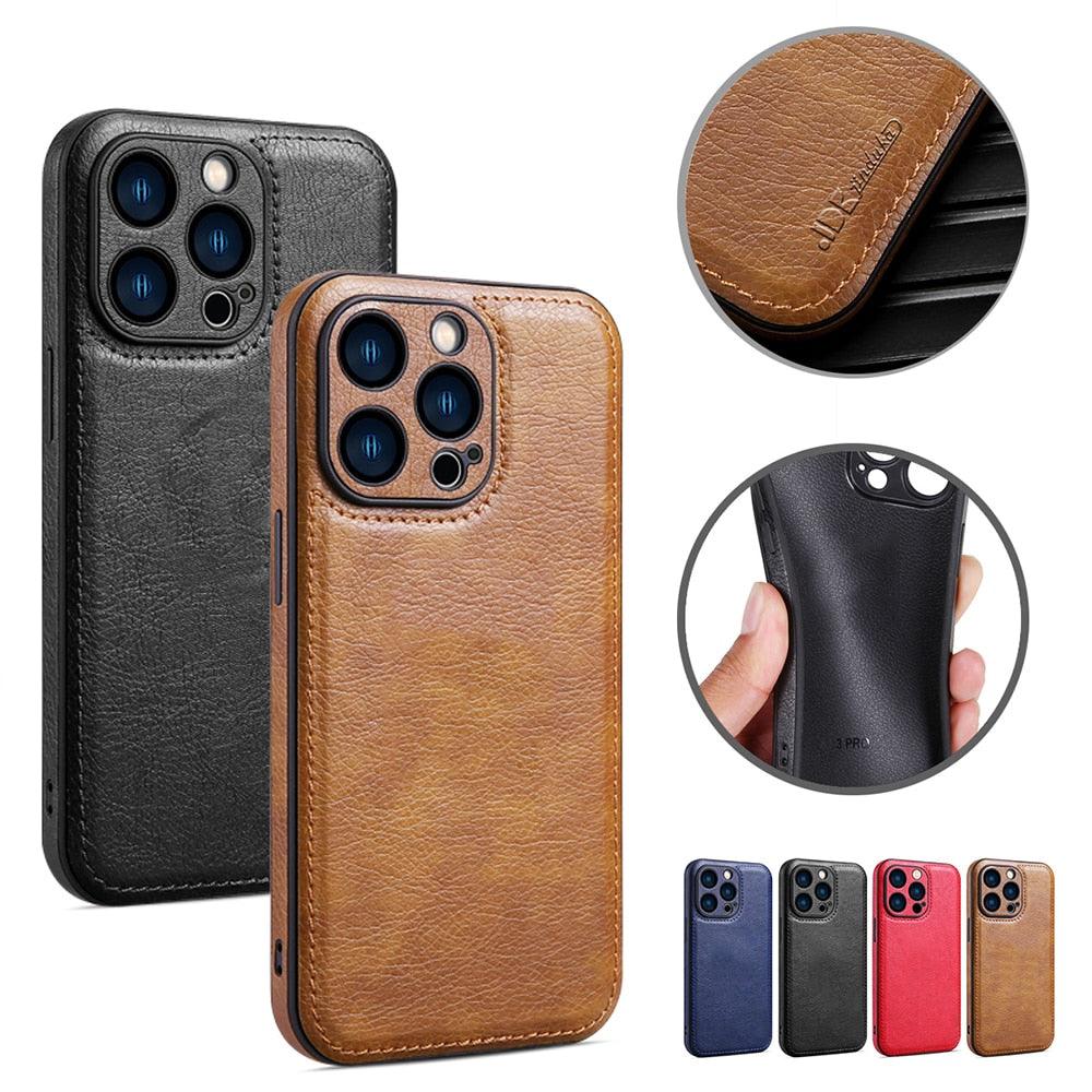 Fashion PU Leather iPhone Case