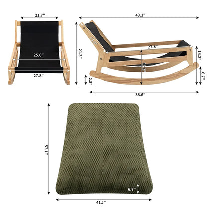43.3-inch Single-seater Lounge Sofa Without Armrests Made Of Comfortable Corduroy Fabri Suitable For Living Rooms Offices Apartments and Bedrooms