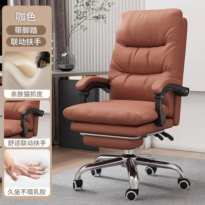 AOLIVIYA Gaming Chair Gamer Computer Chair Office Desk Chair Reclining E Sports Lifting Rotating Ergonomic Boss Seat