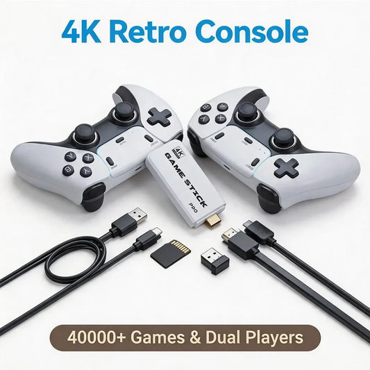 Two-Player Competitive Game Console TV 4K High-Definition Double-Player Retro Game Console PSP Game Controller