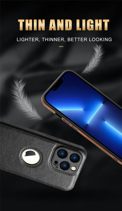 Classic PU Leather iPhone Case – product view 17