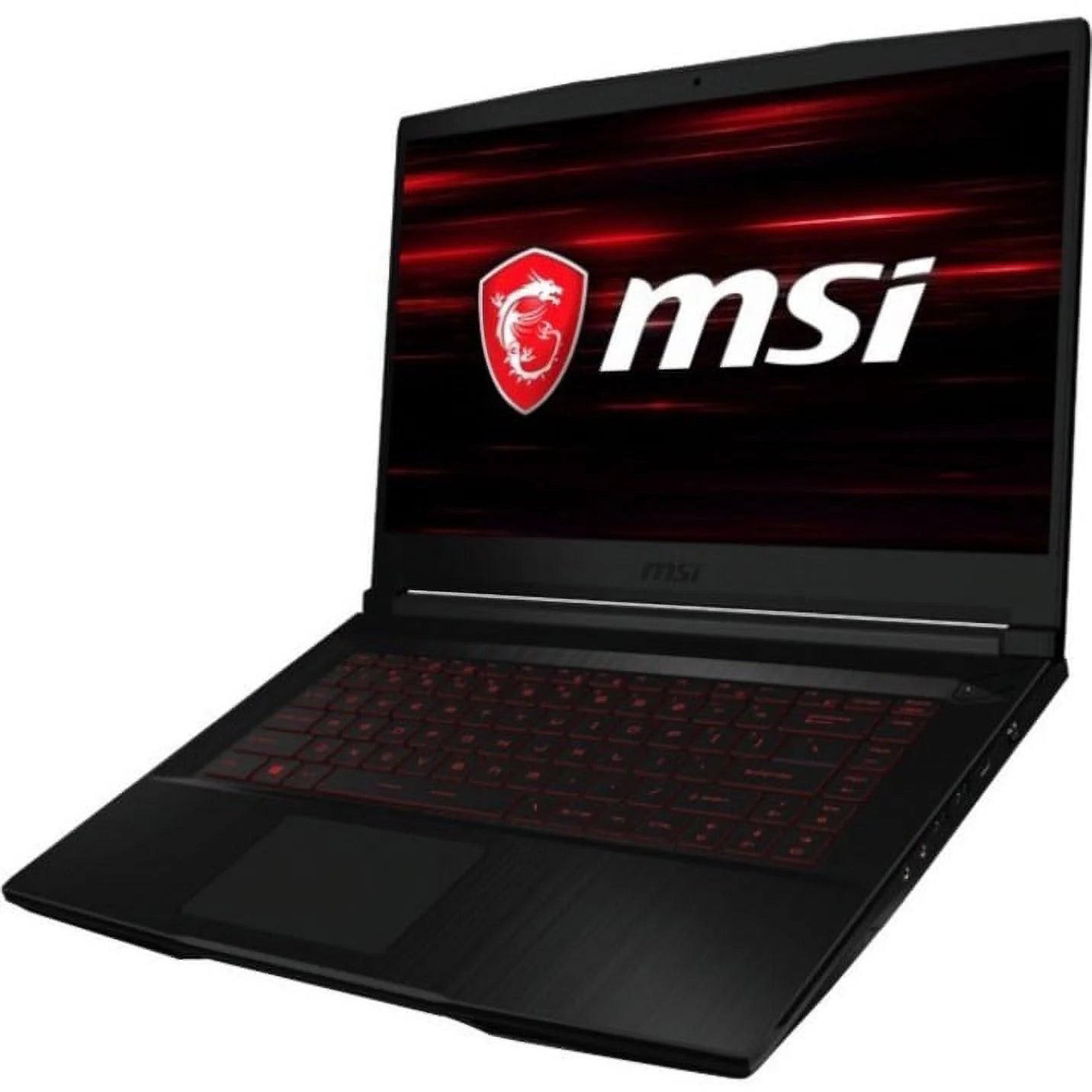 15.6" Full HD Gaming Laptop, Intel Core I5 I5-8300H, 8GB RAM, NVIDIA Geforce GTX 1650 Max-Q 4 GB, 256GB SSD, Windows 10 Home, Black, GF63 THIN 8SC-030