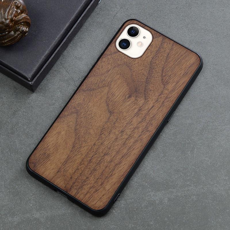 Brown Wooden iPhone Case – product view 4