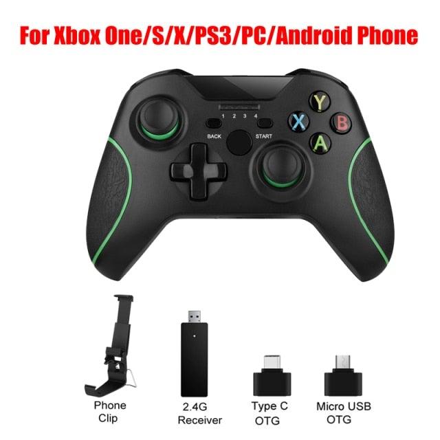 Black 2.4GHz Wireless Multi-Device Gamepad