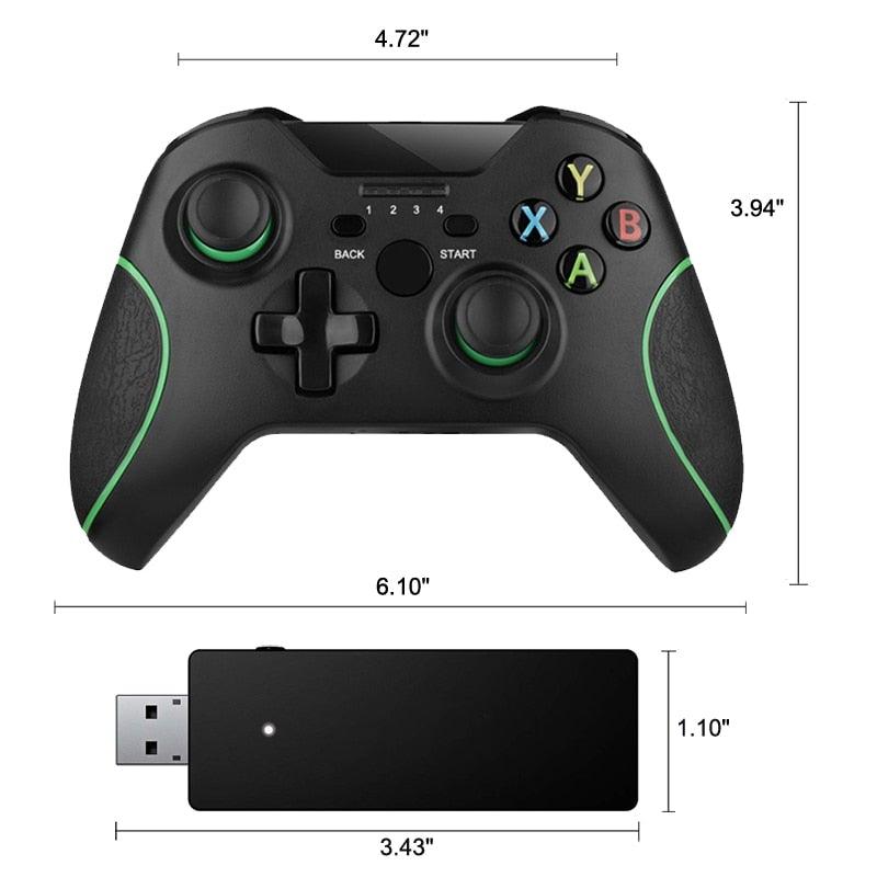 Black 2.4GHz Wireless Multi-Device Gamepad
